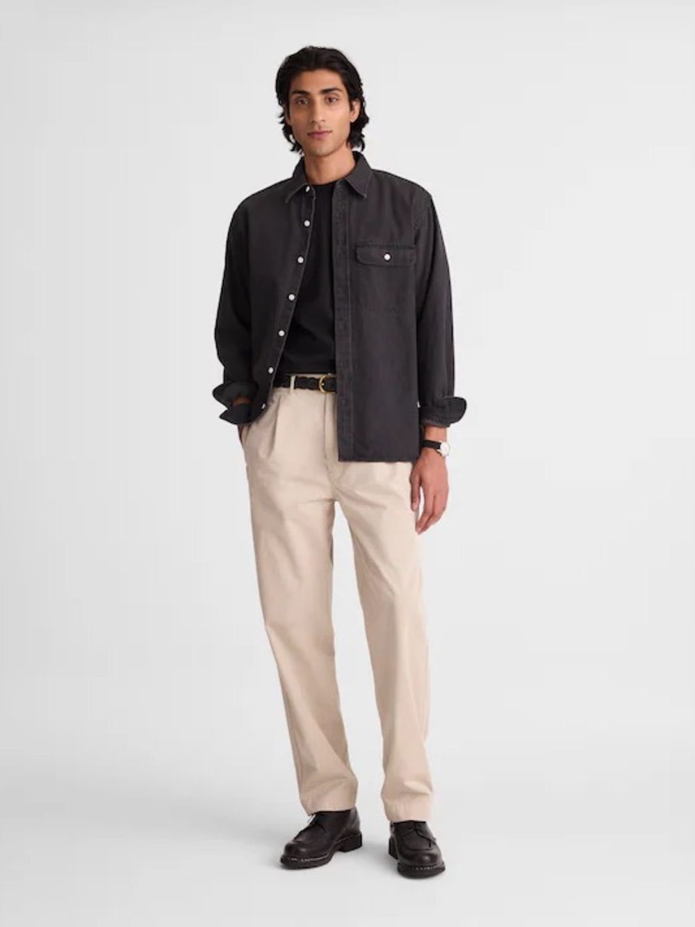 NWT Madewell Pleated Chino Pants in Uniform TwillToasted Cashew Size 28